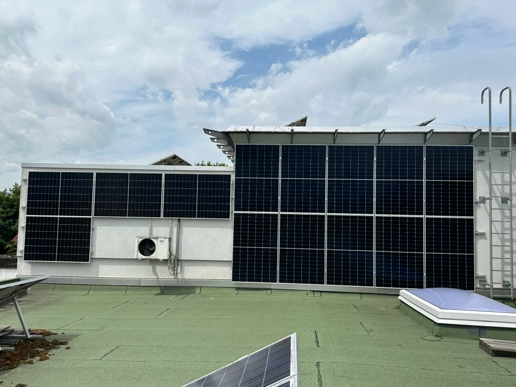 Fassadenmontage in Stuttgart hilft noch mehr Solarstrom zu erzeugen